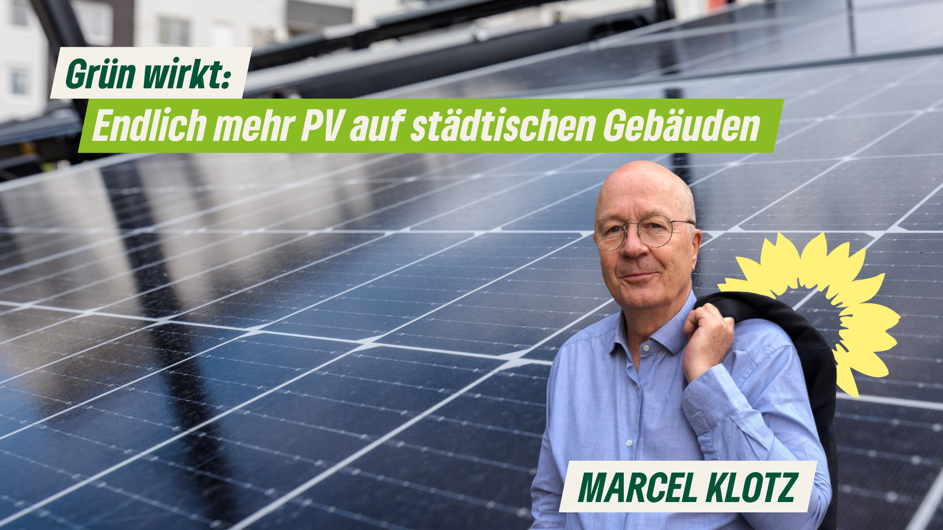 Mehr PV auf städtischen Gebäuden