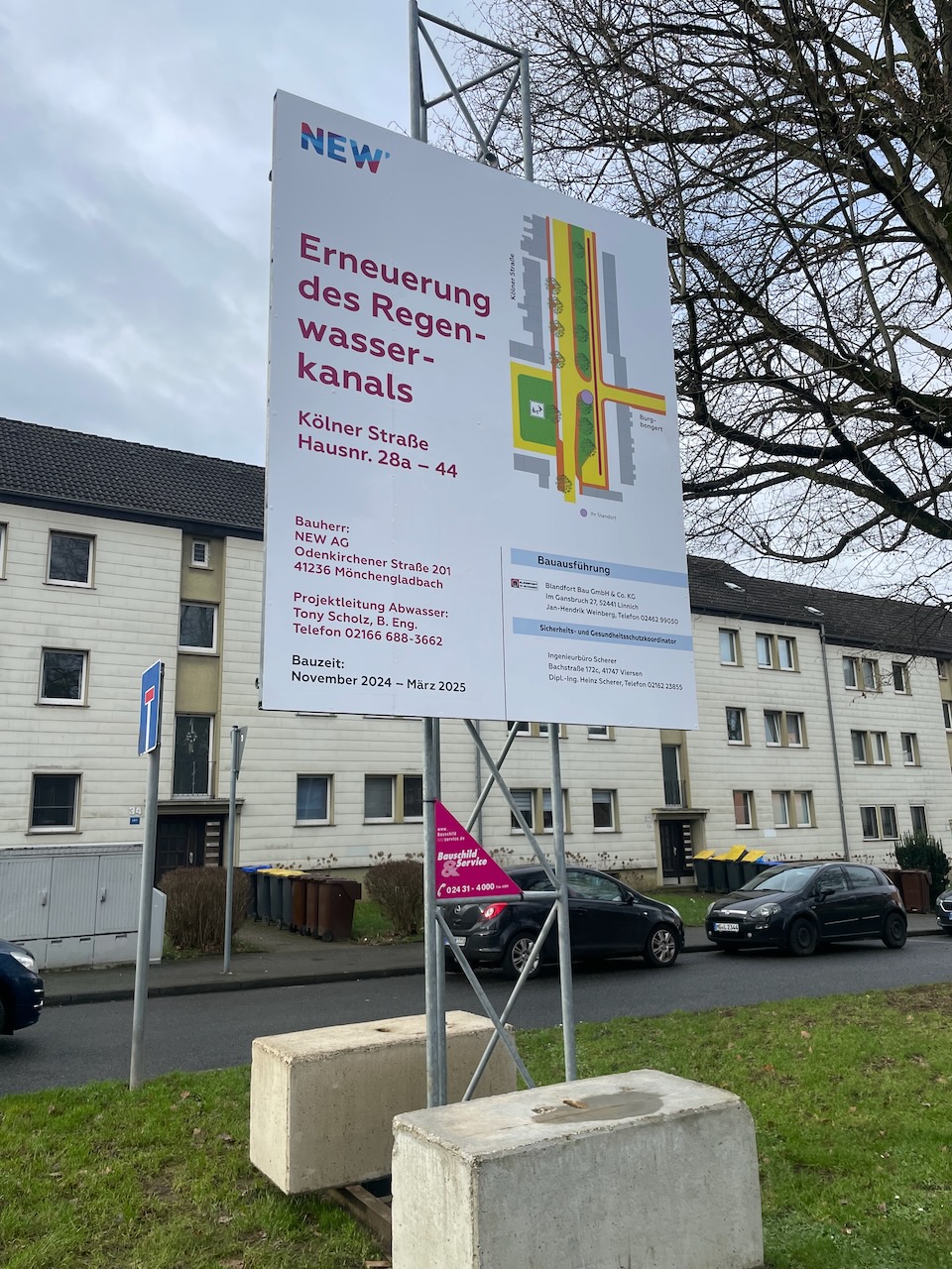 Baustelle in Odenkirchen