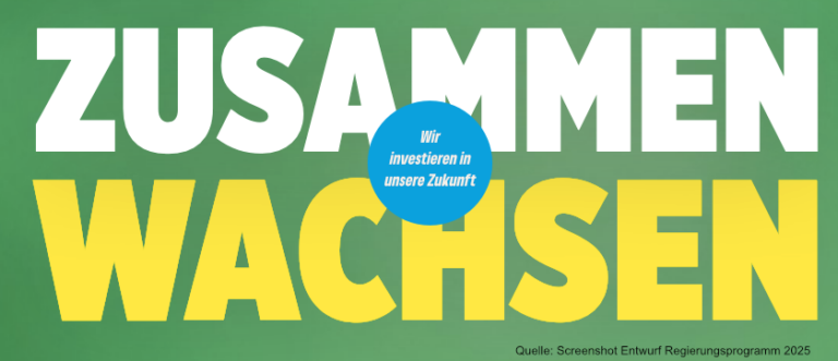 Grün wählen: Wir investieren in unsere Zukunft