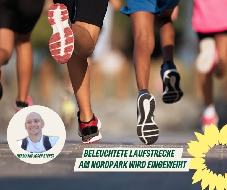 Einweihung der neuen beleuchteten Laufstrecke