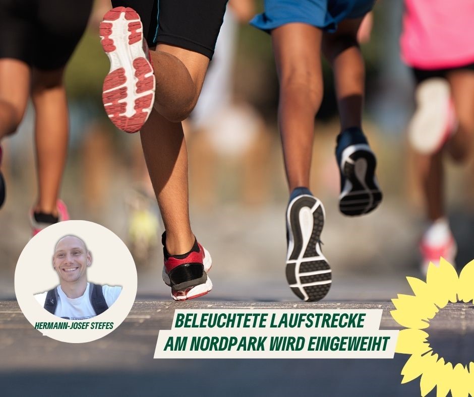 BÜNDNIS 90/DIE GRÜNEN Mönchengladbach - Einweihung Laufstrecke