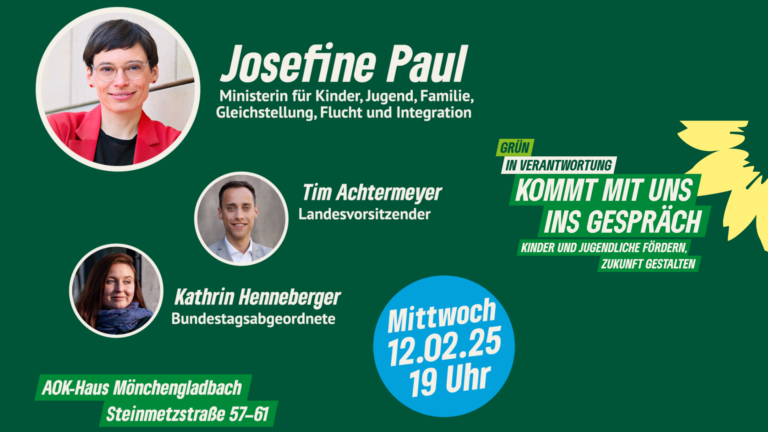 Nächste Woche: Josefine Paul und Tim Achtermeyer