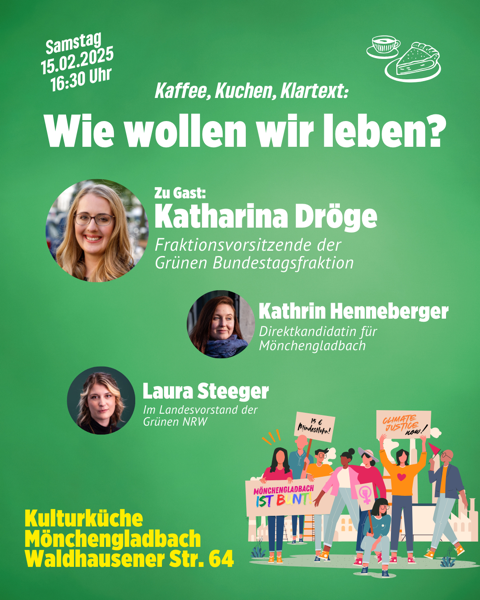 Gesprächssrunde mit Katharina Dröge