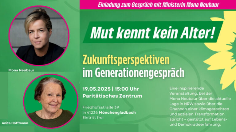Mona Neubauer am 19. Mai in MG