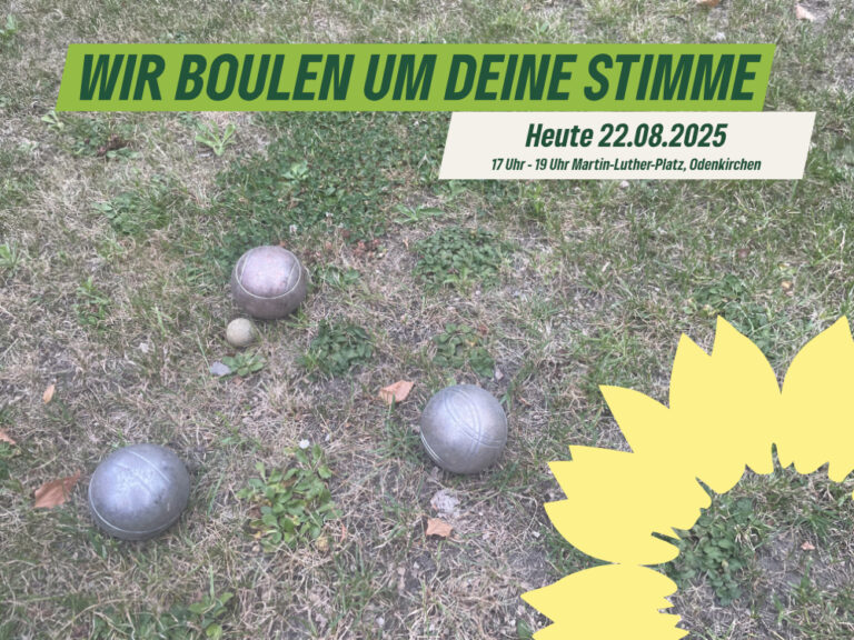 Heute 17 Uhr: BOULEN in Odenkirchen