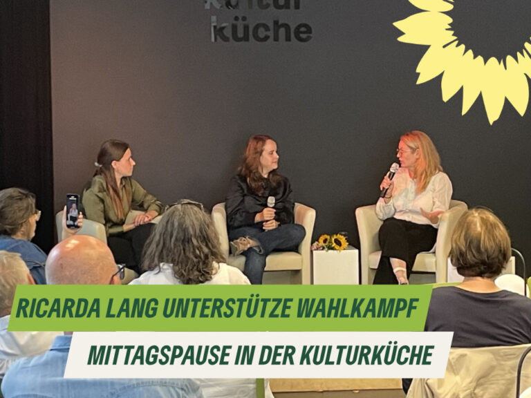 Ricarda Lang unterstützte Wahlkampf
