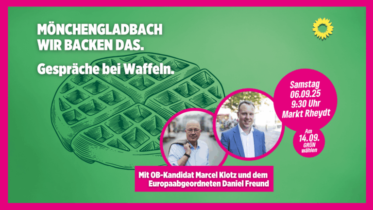 Waffeln mit EU-Parlamentarier am 06. September in Rheydt