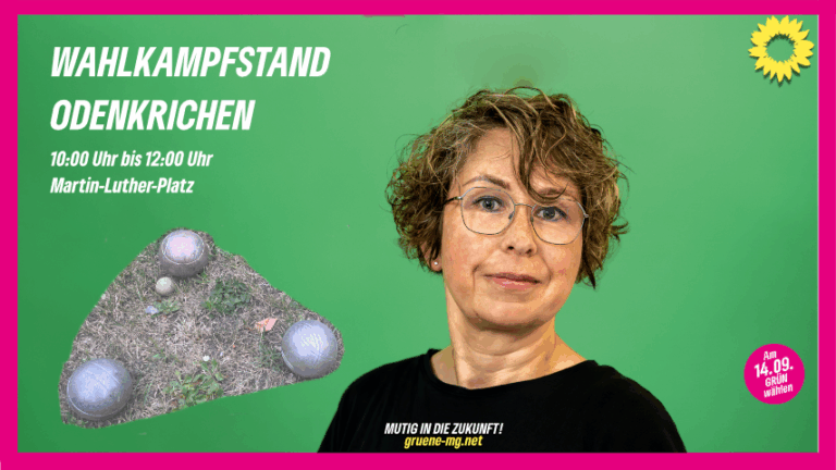 Wahlkampfstand & Boule in Odenkirchen